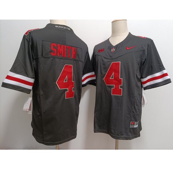 Mens Youths Kids Womens Jeremiah Smith Vapor Stitched Black Jersey